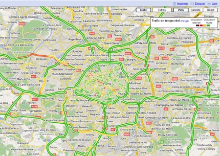 google maps trafic