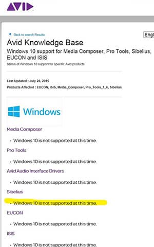 Sibelius-Windows10
