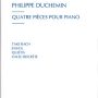 4 pièces pour pianos - Ph. Duchemin