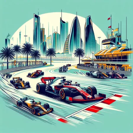 illustration du GP F1 2024 à Bahrein
