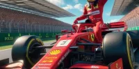 Sainz et sa Ferrari vainqueur à Melbourne