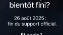 Finale en 2025 : continuer à l’utiliser sans support