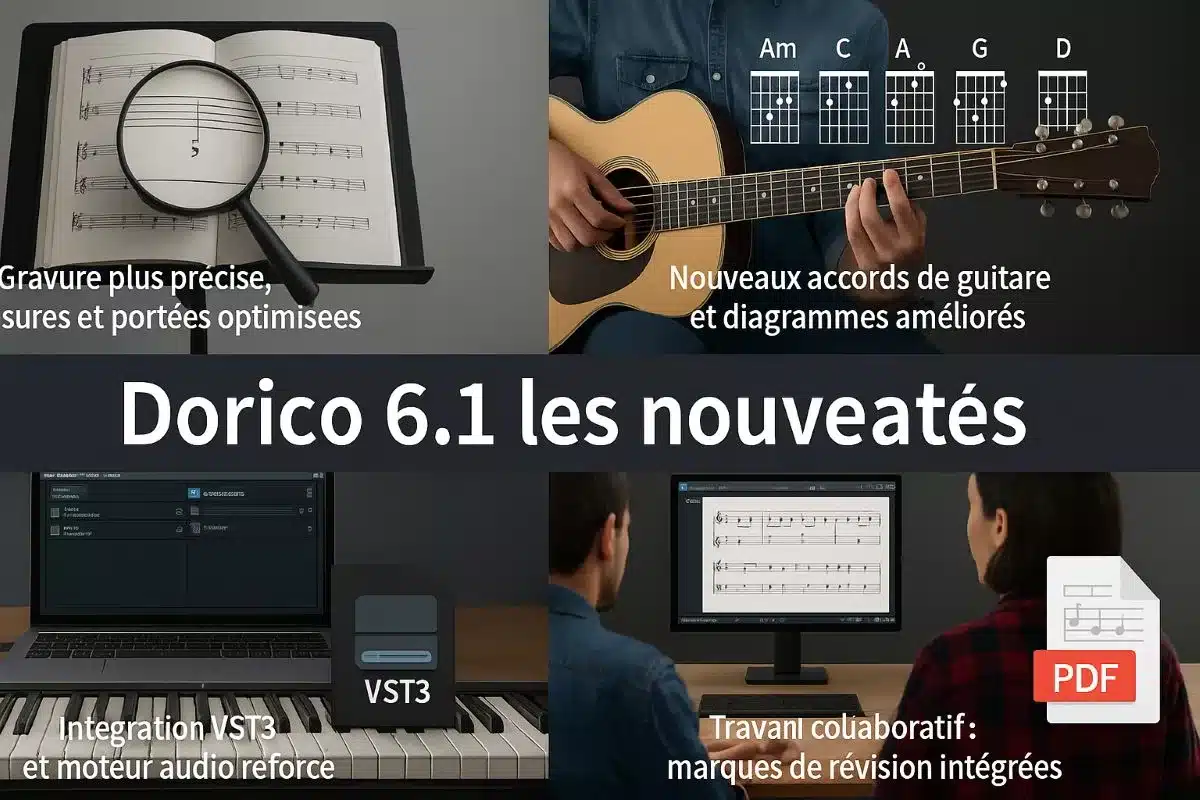 Mise à jour Dorico 6.1 les nouveautés