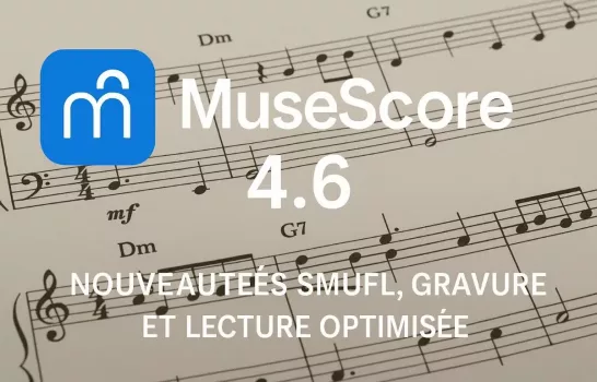 Musescore 4.6 les nouveautés analysées Smufl, gravure et lecture optimisée
