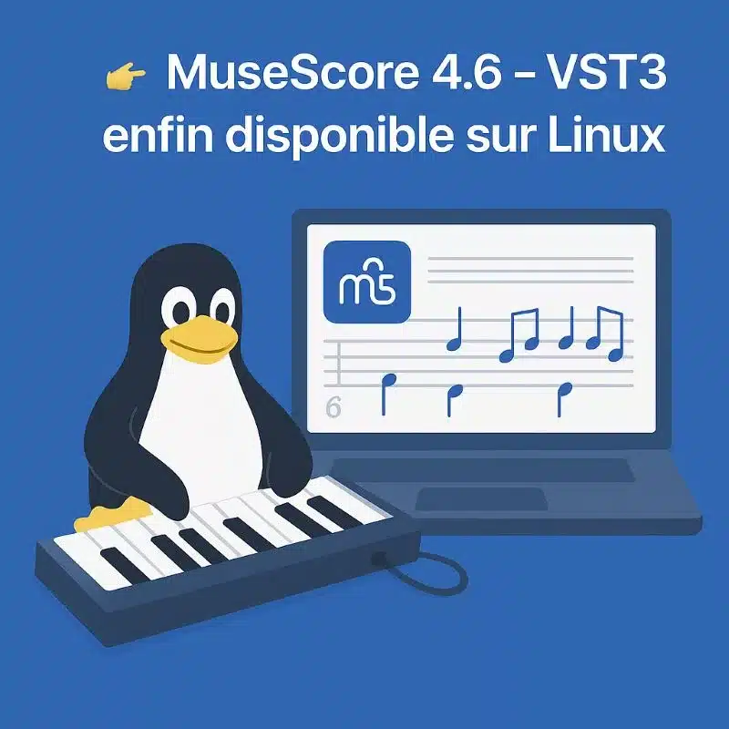 Musescore 4.6 est disponible sur Linux