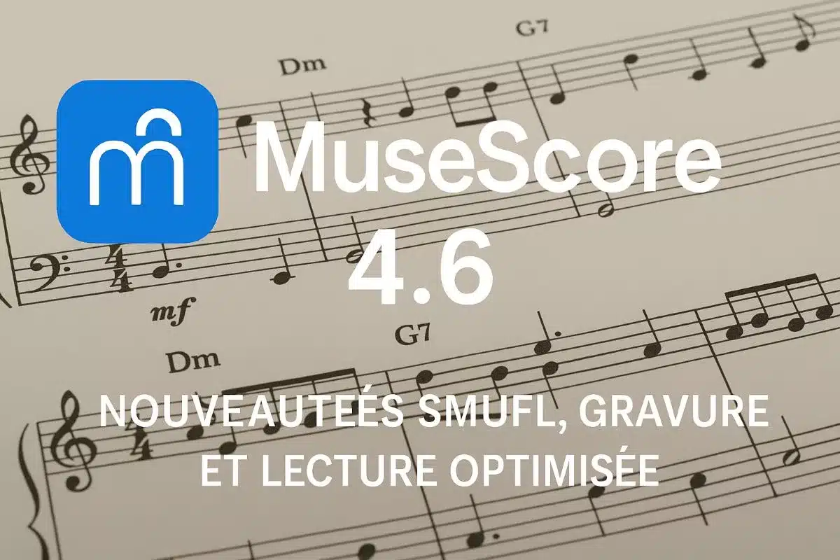 Musescore 4.6 les nouveautés analysées Smufl, gravure et lecture optimisée