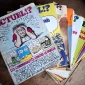 Ma collection de magazines Actuel de Jean-François Bizot, numéros des années 1970
