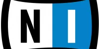 Logo de Native Instruments avec les lettres NI en noir et blanc sur fond noir