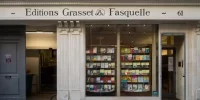 Façade des éditions Grasset & Fasquelle à Paris, au cœur de la polémique sur le licenciement d’Olivier Nora
