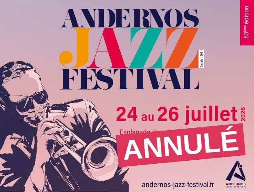Le Andernos Jazz Festival 2026 est annulé