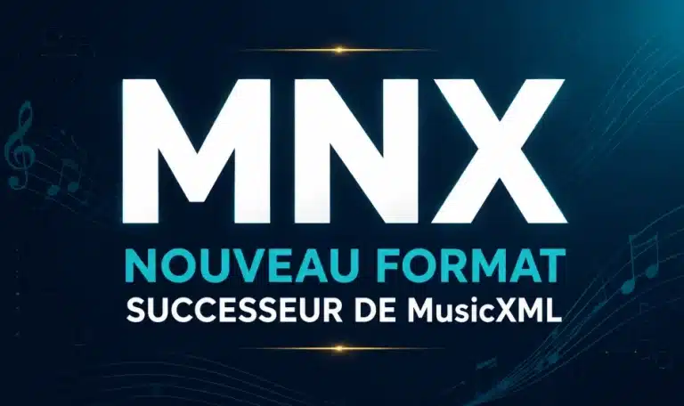 MNX, nouveau format de partition musicale et successeur potentiel de MusicXML